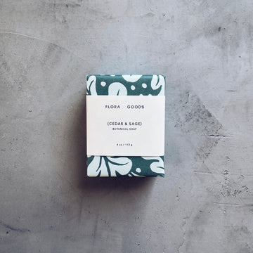 Cedar & Sage  Botanical Soap | FLORA GOODS