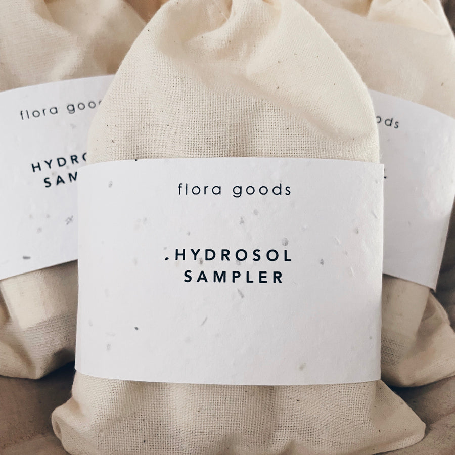 HYDROSOL SAMPLER SET WITH PLANTABLE SEED PAPER LABEL