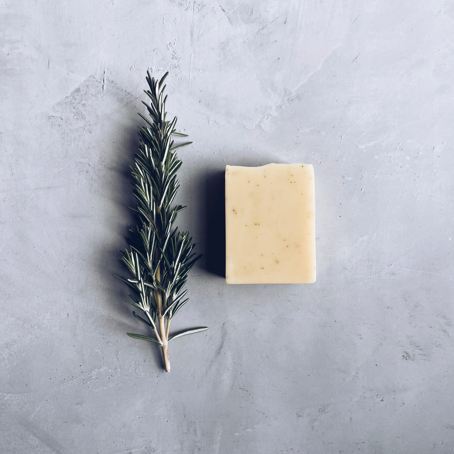 rosemary lemongrass cold process soap | flora goods